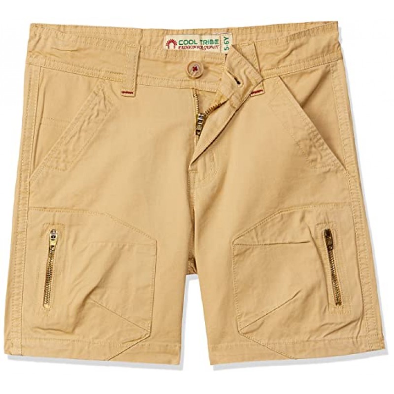 COOL TRIBE Boy's Regular fit Cotton Shorts